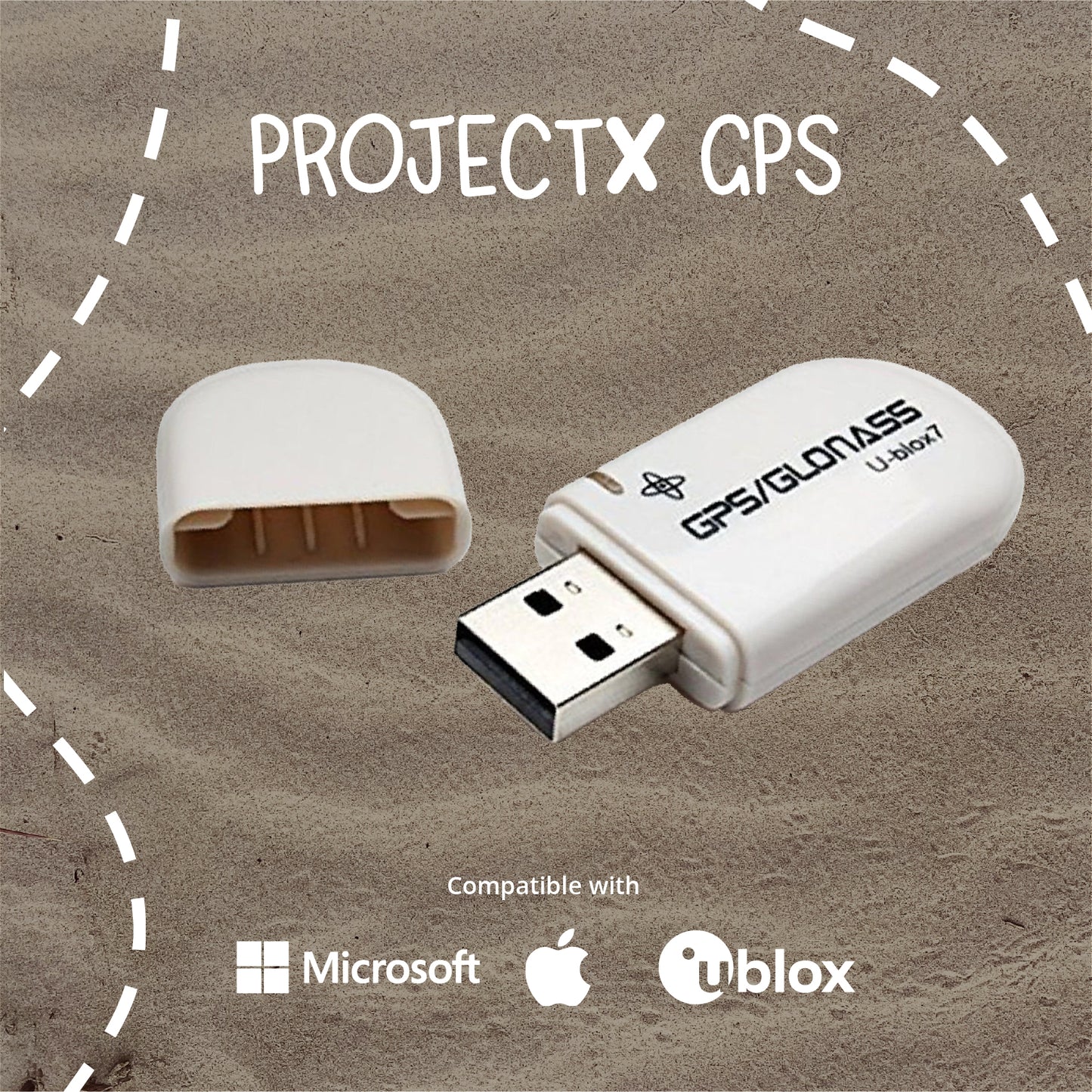 ProjectX USB GPS Bundle for PC or Laptop